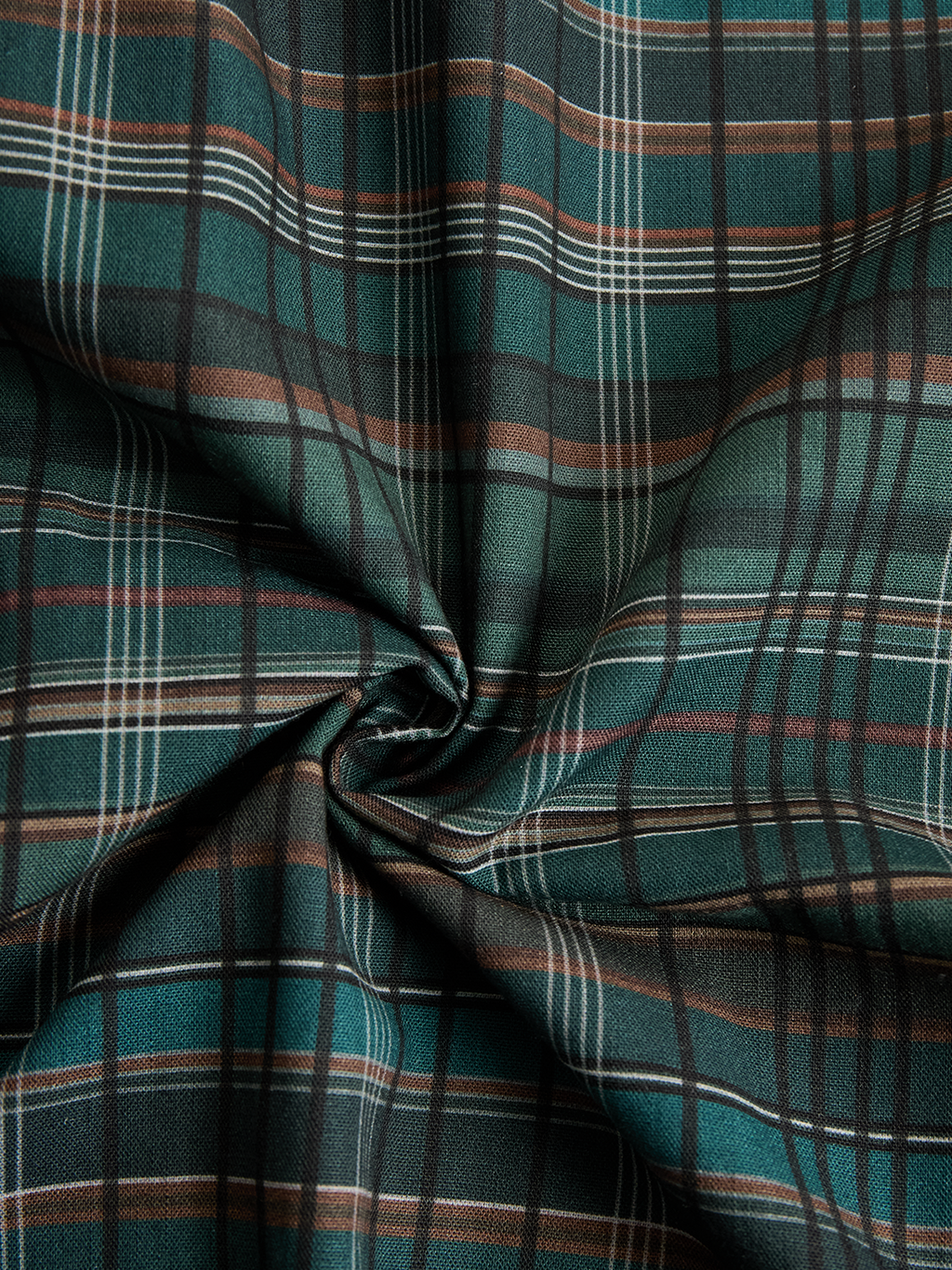 Vestido Maxi de Mujer Tipo Camisa de Cuadros, Cruzado