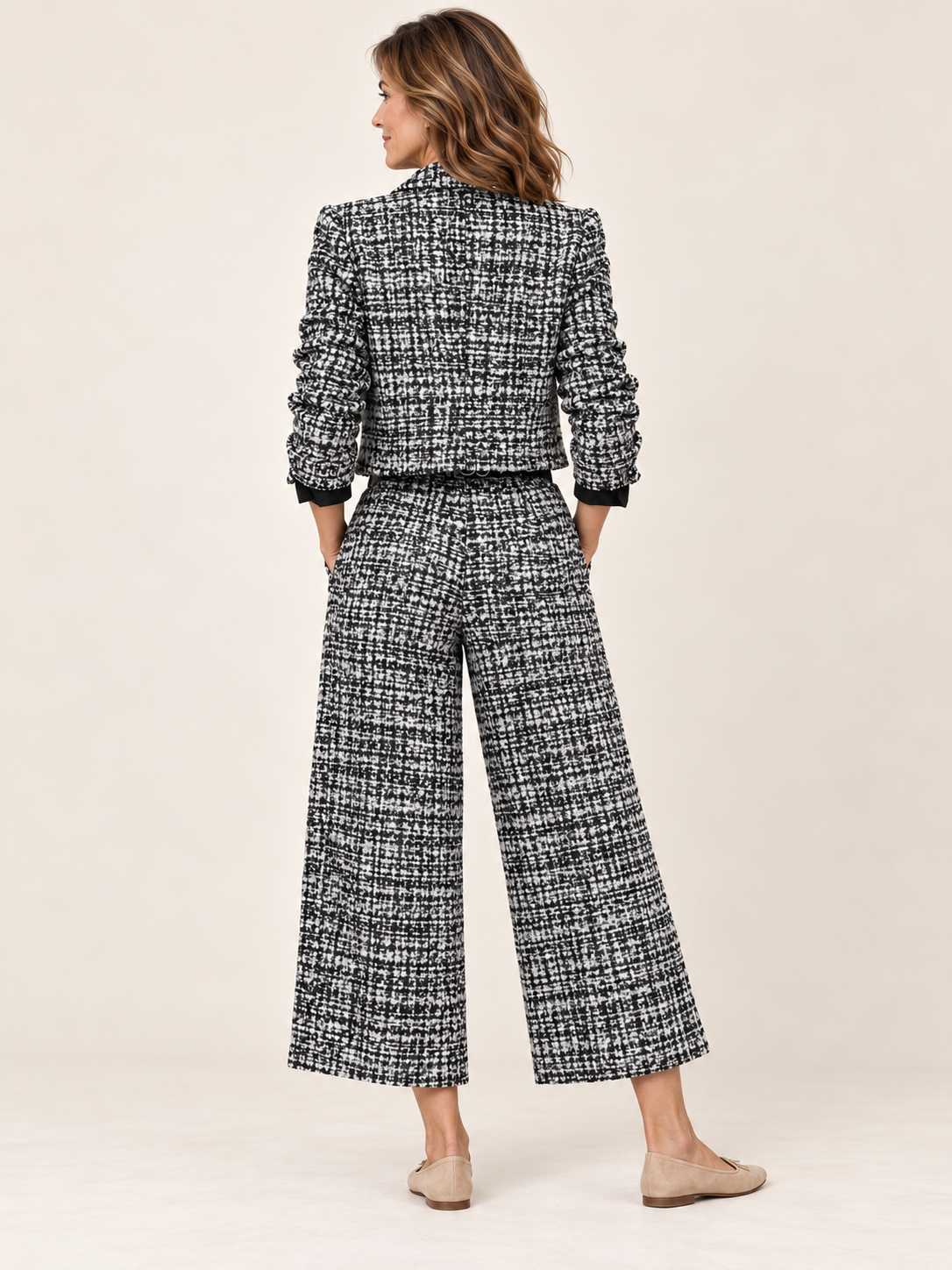 VALENTINA | Conjunto de tweed para los días más fríos
