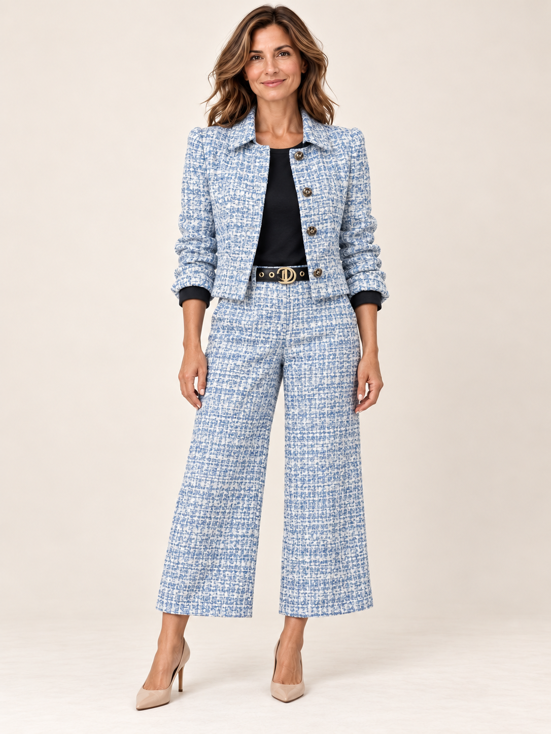 VALENTINA | Conjunto de tweed para los días más fríos