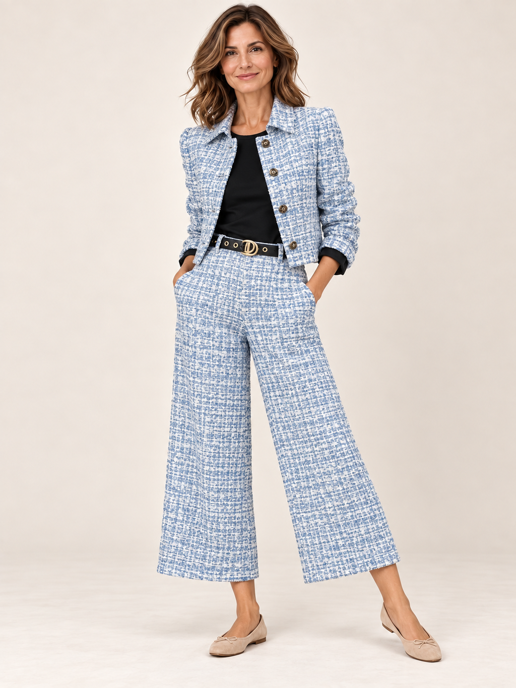 VALENTINA | Conjunto de tweed para los días más fríos